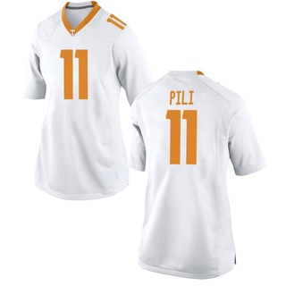 Keenan Pili Replica White Women's Tennessee Volunteers Jersey