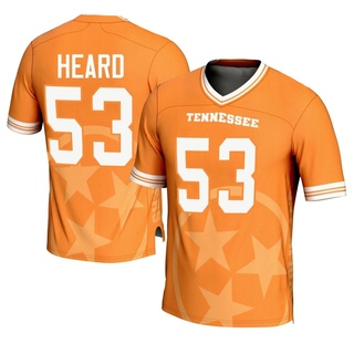 Lance Heard Game Orange Men's Tennessee Volunteers Replica Icon Print Football Jersey