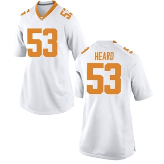 Lance Heard Game White Women's Tennessee Volunteers Jersey
