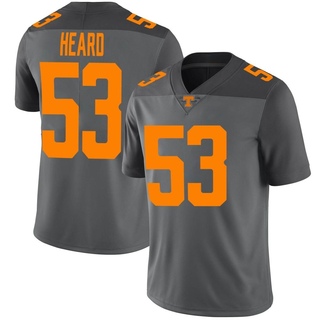 Lance Heard Limited Gray Men's Tennessee Volunteers Football Jersey