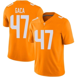 Matt Gaca Game Orange Youth Tennessee Volunteers Football Jersey