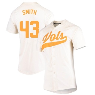 Nathan Smith Replica Cream Women's Tennessee Volunteers Vapor Untouchable Full-Button Baseball Jersey