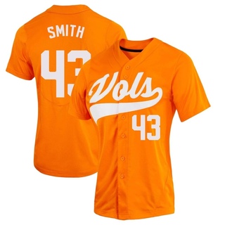 Nathan Smith Replica Orange Women's Tennessee Volunteers Full-Button Baseball Jersey