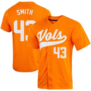 Nathan Smith Replica Orange Youth Tennessee Volunteers Full-Button Baseball Jersey