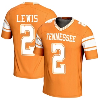 Peyton Lewis Game Orange Men's Tennessee Volunteers Replica Football Jersey