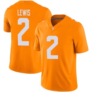 Peyton Lewis Game Orange Youth Tennessee Volunteers Football Jersey