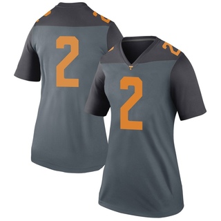 Peyton Lewis Legend Gray Women's Tennessee Volunteers Jersey