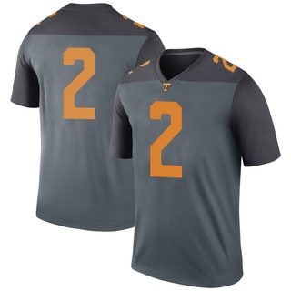 Peyton Lewis Legend Gray Youth Tennessee Volunteers Jersey