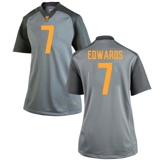 Romello Edwards Game Gray Women's Tennessee Volunteers Jersey