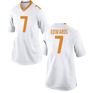 Romello Edwards Game White Women's Tennessee Volunteers Jersey