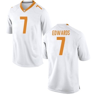 Romello Edwards Game White Youth Tennessee Volunteers Jersey