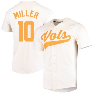 Ryan Miller Replica Cream Men's Tennessee Volunteers Vapor Untouchable Full-Button Baseball Jersey