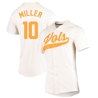 Ryan Miller Replica Cream Women's Tennessee Volunteers Vapor Untouchable Full-Button Baseball Jersey