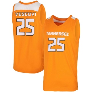 Santiago Vescovi Replica Orange Men's Tennessee Volunteers Basketball Jersey