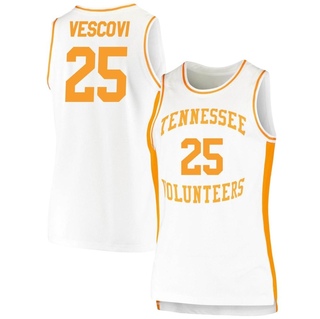 Santiago Vescovi Replica White Women's Tennessee Volunteers Retro Basketball Jersey