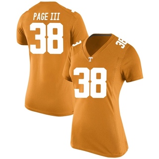 Solon Page III Replica Orange Women's Tennessee Volunteers Jersey