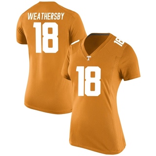 Tyree Weathersby Game Orange Women's Tennessee Volunteers Jersey