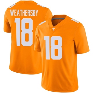 Tyree Weathersby Game Orange Youth Tennessee Volunteers Football Jersey