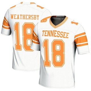 Tyree Weathersby Game White Men's Tennessee Volunteers Replica 2nd Football Jersey