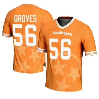 Zach Groves Game Orange Youth Tennessee Volunteers Replica Icon Print Football Jersey
