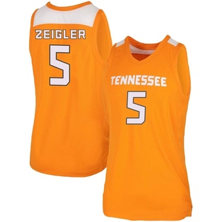 Zakai Zeigler Replica Orange Women's Tennessee Volunteers Basketball Jersey