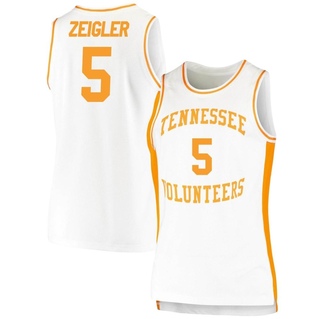 Zakai Zeigler Replica White Women's Tennessee Volunteers Retro Basketball Jersey