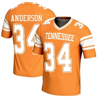 Zay Anderson Game Orange Youth Tennessee Volunteers Replica Football Jersey