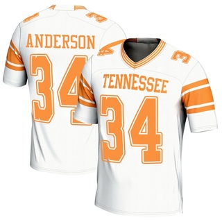 Zay Anderson Game White Men's Tennessee Volunteers Replica 2nd Football Jersey